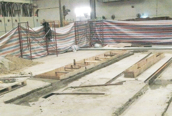 設(shè)備基礎(chǔ)澆筑